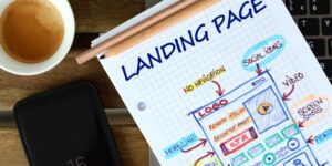 website dan landing page